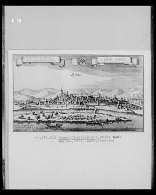 Stadtansicht von Krems an der Donau nach Merian