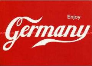 Postkarte: "Enjoy Germany"