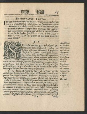 Dissertatio Tertia.