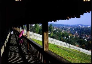 Esslingen: Wehrgang auf der Burg