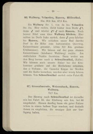 66) Walburg, Velmeden, Hansen, Höllenthal