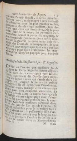Ambassade de messieurs Spex & Segerson