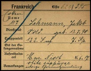 Lehmann, Jakob - Lehner, Karl