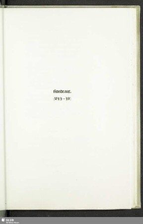 Rondeaux. (VII-IX)