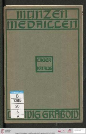Verzeichnis ... verkäuflicher Münzen und Medaillen / Ludwig Grabow, Münzenhandlung
