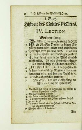 I. Buch. Historie des Volckes Gottes