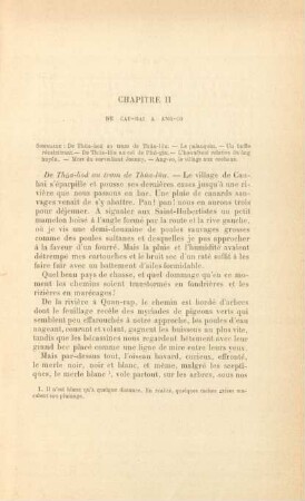 Chapitre II. De Cau-Hai a Ang-Co