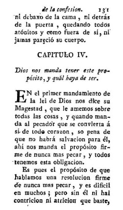 Capitulo IV. Dios nos manda tener este propósito, y quál haya de ser.