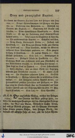 Drey und zwanzigstes Kapitel.