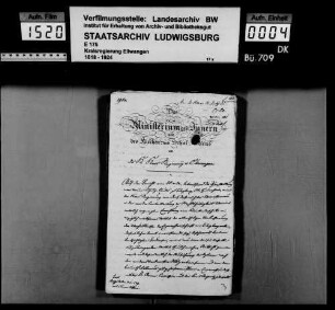 Verbesserung des ökonomischen und sittlichen Zustandes der Gemeinde Burgberg (OA Heidenheim)