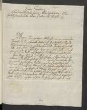 Brief von Placidus O.S.B. Gürtner an Johann Jacob Kohlhaas