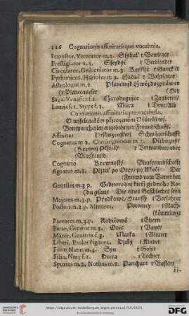 Cognationis affinitatisque vocabula