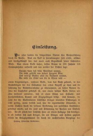 Historische Volkslieder des sächsischen Heeres : aus fliegenden Blättern, handschriftlichen Quellen, Liedersammlungen und dem Volksmunde