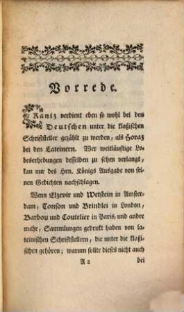 Des Herrn von Canitz sämtliche Gedichte : Mit Kupfern