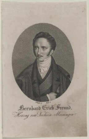 Bildnis des Herzogs Bernhard II. zu Sachsen Meinigen