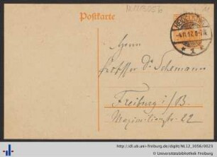 Postkarte, 04.11.1917