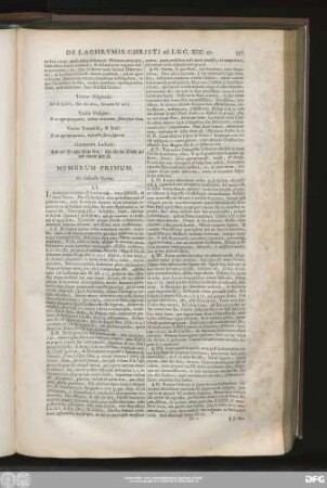 Membrum Primum. De Subiecto Textus.