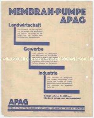 APAG-Membran-Pumpe