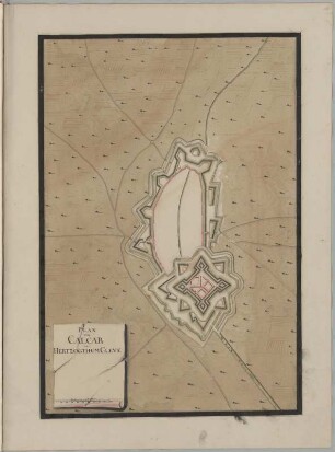 Plan von Calcar