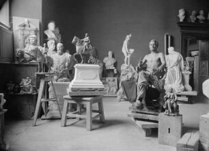 Künstleratelier Wilhelm von Ruemann (1850-1906), Bildhauer