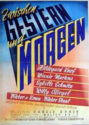 Zwischen gestern und morgen