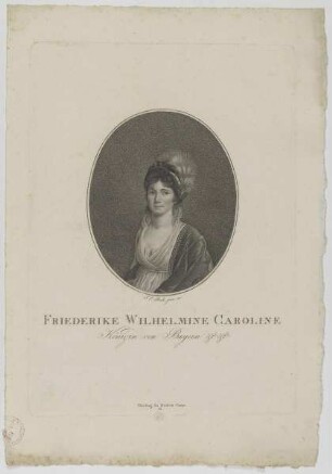 Bildnis der Friederike Wilhelmine Caroline, Königin von Bayern