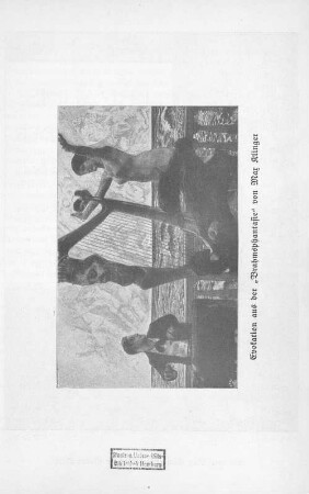 Evolation aus der "Brahmsphantasie" von Max Klinger