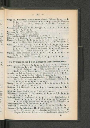 In Preussen und den anderen Elbuferstaaten.