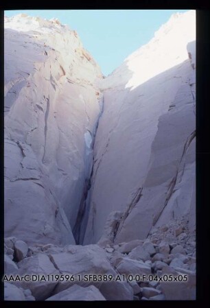 Ende der Schlucht