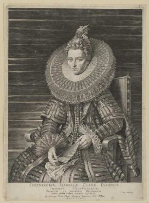 Bildnis der Isabella Clara Evgenia, Infantin von Spanien