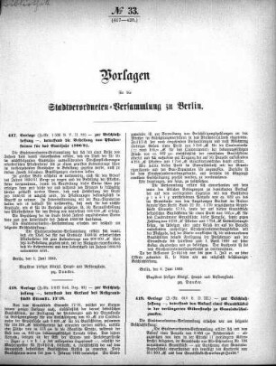 No. 33 (417-428), 15. Juni 1889
