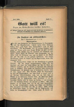 Juni 1906, Heft 6