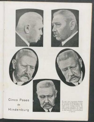 Cinco poses de Hindenburg