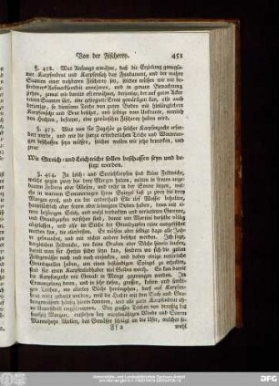 Wie Streich- und Leichteiche sollen beschaffen seyn und besetzt werden.