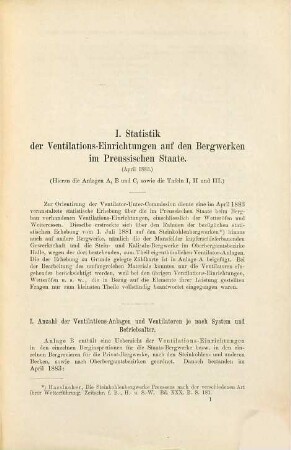 Haupt-Bericht der Preussischen Schlagwetter-Commission, [2,]5. Anlagen zum Haupt-Berichte der Preussischen Schlagwetter-Commission. Bd. 5