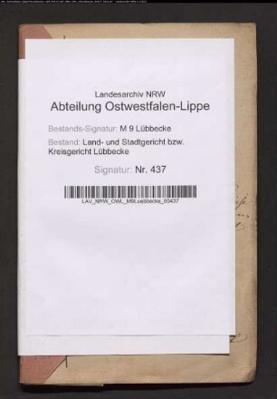 Erblasser: Detert, Johann Heinrich; Erblasser: Detert, Marie Louise, geb. Brammeyer; Erblasser: Detert, Friedrich Wilhelm: Abschluss eines Erbvertrags