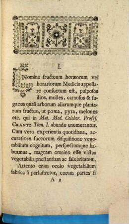 Diss. inaug. med. de fructibus horaeis