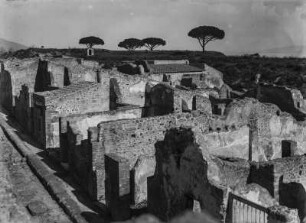 Pompeji, Blick über die Ruinen der Stadt