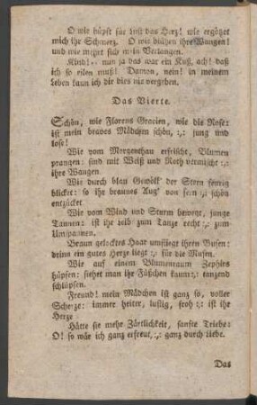 Das Vierte.