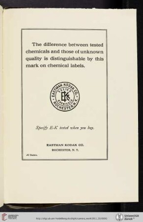 Eastman Kodak Co. [Chemicals]