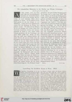 Die romanischen Malereien in der Kirche von Kloster Gröningen, [2]: Nachtrag