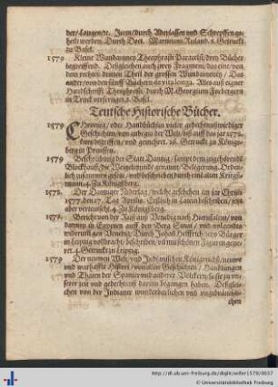 Teutsche Historische Bücher.