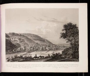 Heidelberg, Stadt, Schloss und Alte Brücke von Nordosten
