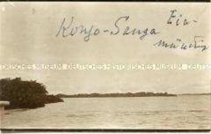 Zusammenfluss von Sangha und Kongo