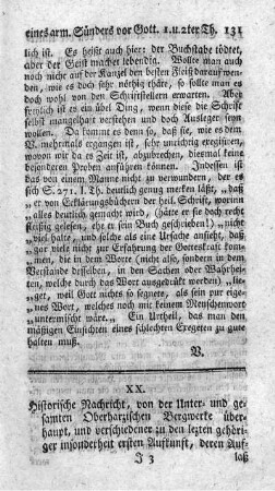 Historische Nachricht, von der Unter- und gesamten Oberharzischen Bergwerke überhaupt, und verschiedener zu den lezten gehöriger insonderheit ersten Aufkunft.