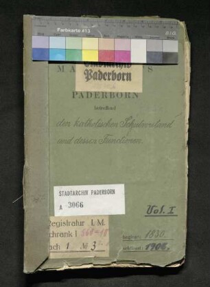 Der katholische Schulvorstand und dessen Funktionen