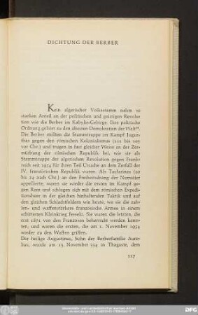 Dichtung Der Berber