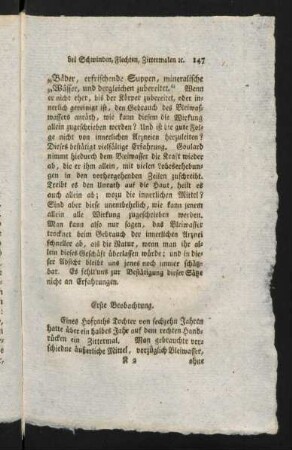 147-153, Erste - Fuenfte Beobachtung
