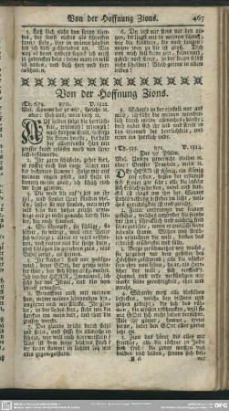 Von der Hoffnung Zions