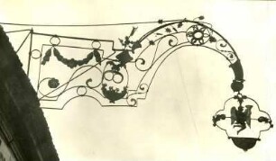 Wirtshausschild "Zum Engel", Schmiedeeisen s.a. 6940